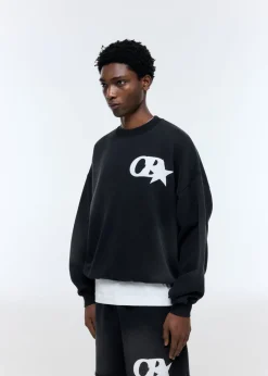 Cole Buxton CB STAR DISTRESSED SWEATSHIRT| Sweatshirts