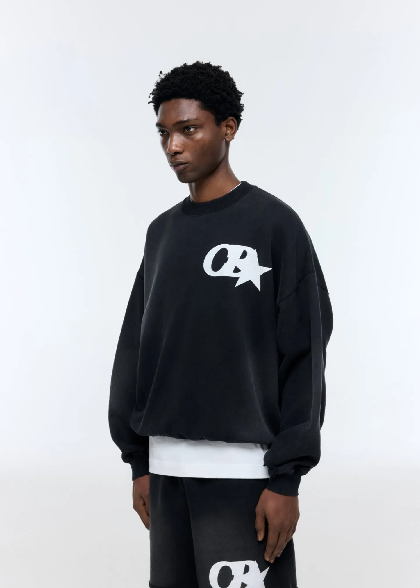 Cole Buxton CB STAR DISTRESSED SWEATSHIRT| Sweatshirts