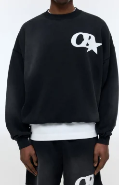 Cole Buxton CB STAR DISTRESSED SWEATSHIRT| Sweatshirts