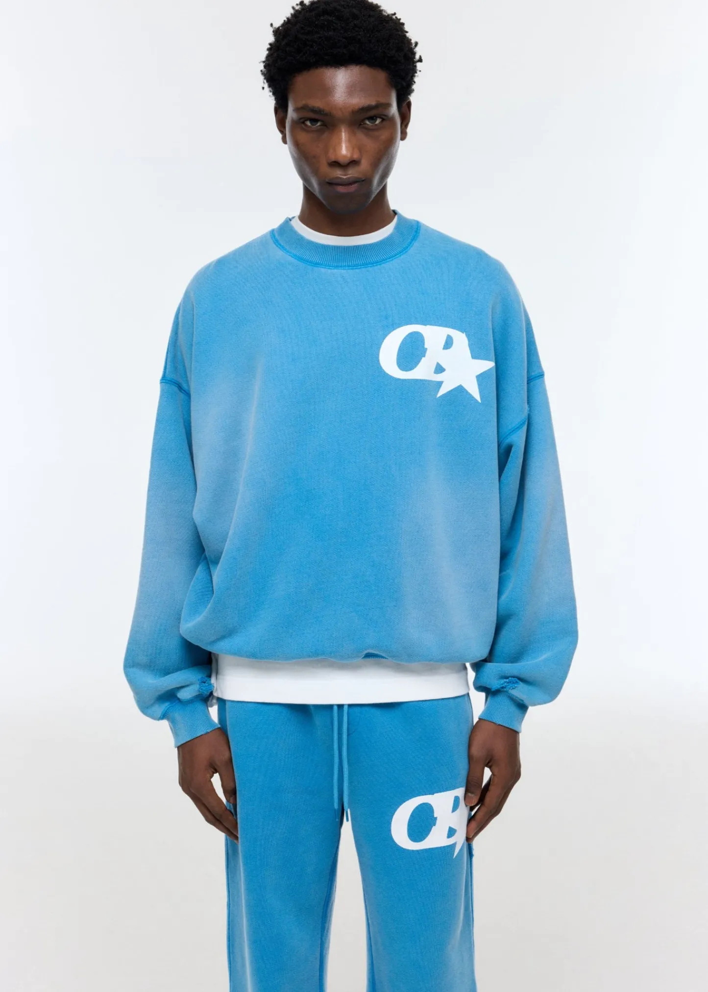 Cole Buxton CB STAR DISTRESSED SWEATSHIRT| Sweatshirts