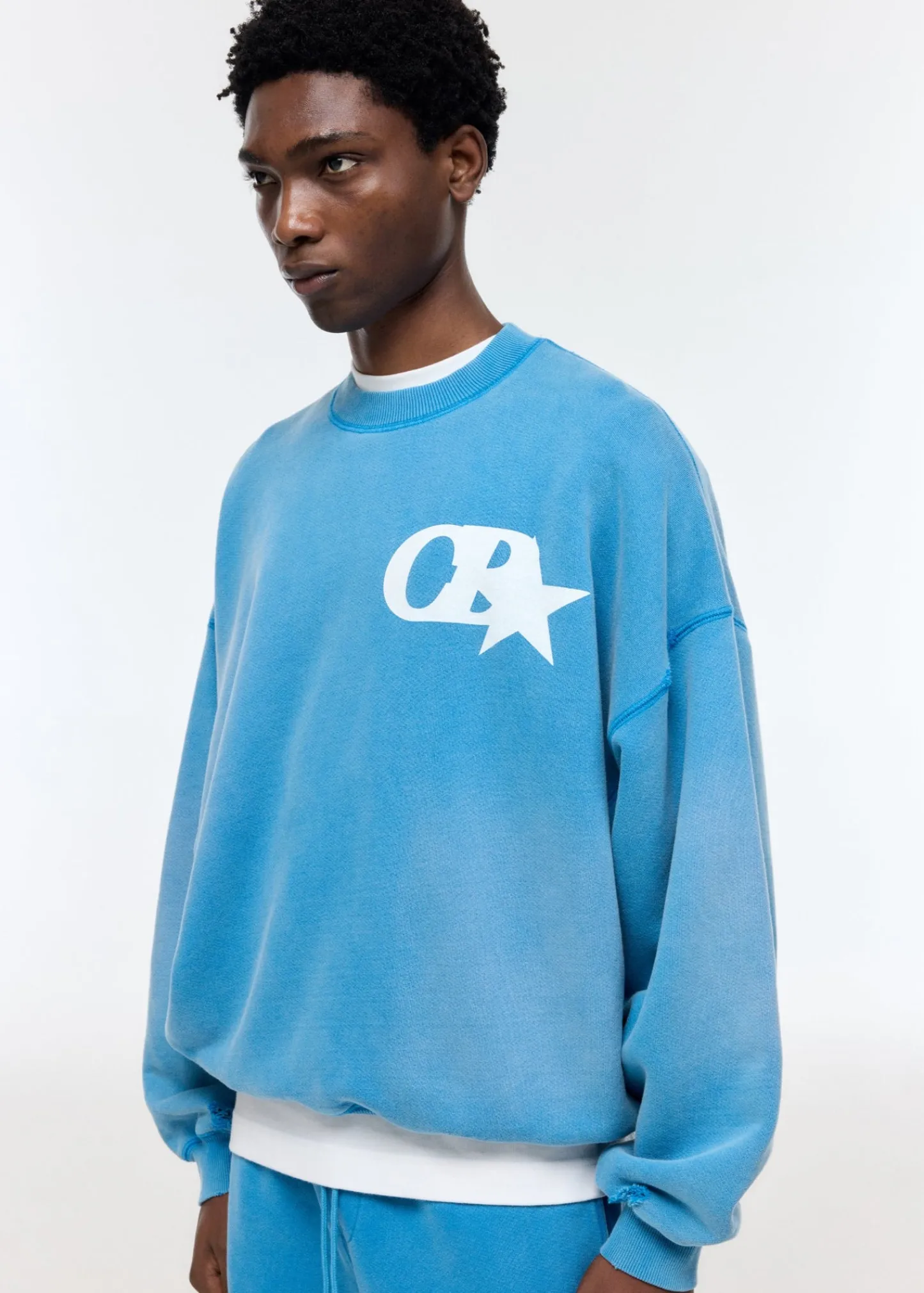 Cole Buxton CB STAR DISTRESSED SWEATSHIRT| Sweatshirts