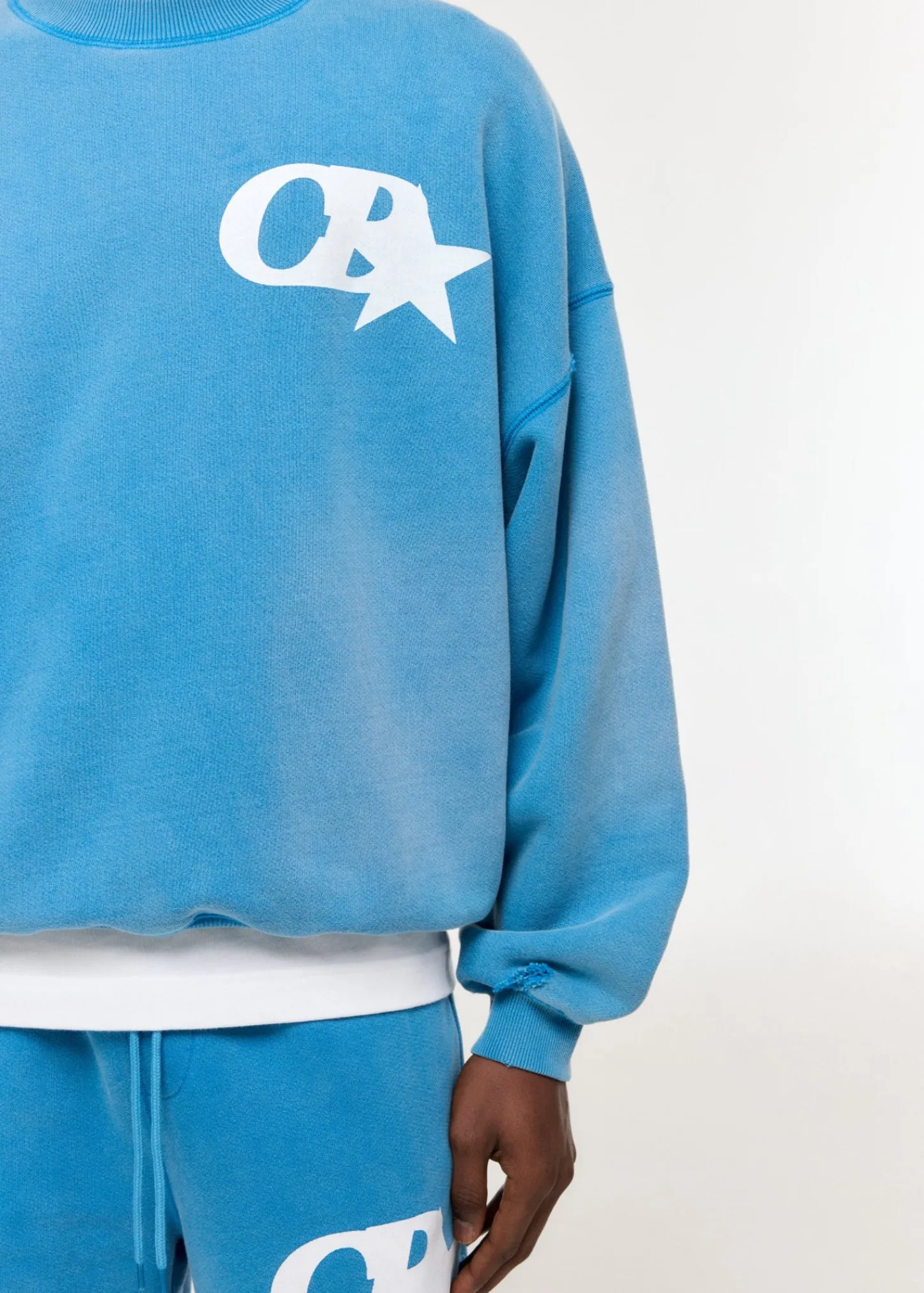 Cole Buxton CB STAR DISTRESSED SWEATSHIRT| Sweatshirts