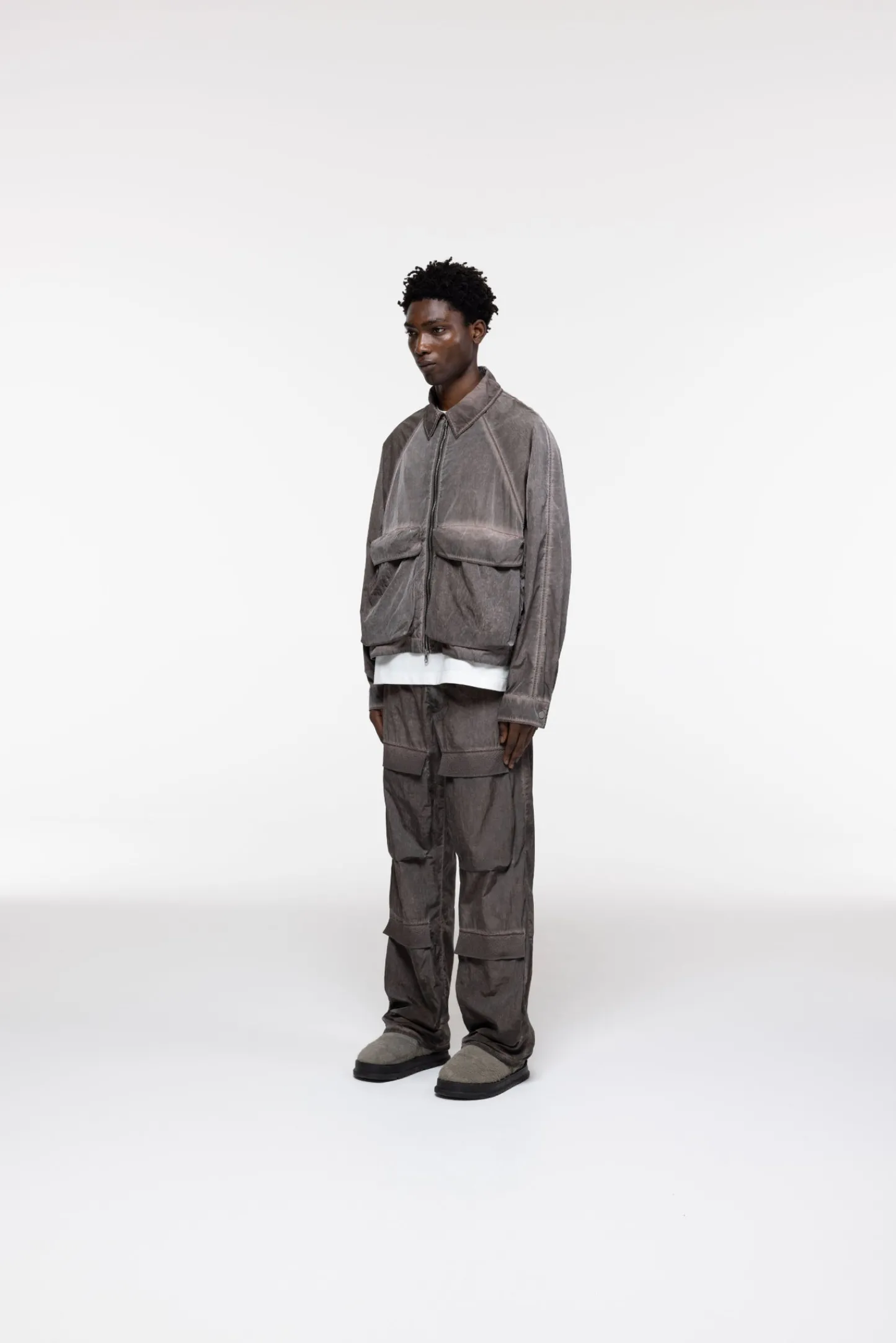 Cole Buxton COLD WASH RAGLAN OVERSHIRT| Outerwear