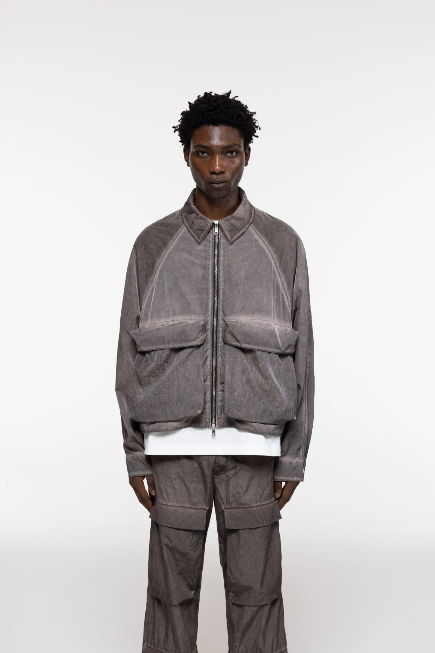 Cole Buxton COLD WASH RAGLAN OVERSHIRT| Outerwear