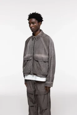 Cole Buxton COLD WASH RAGLAN OVERSHIRT| Outerwear