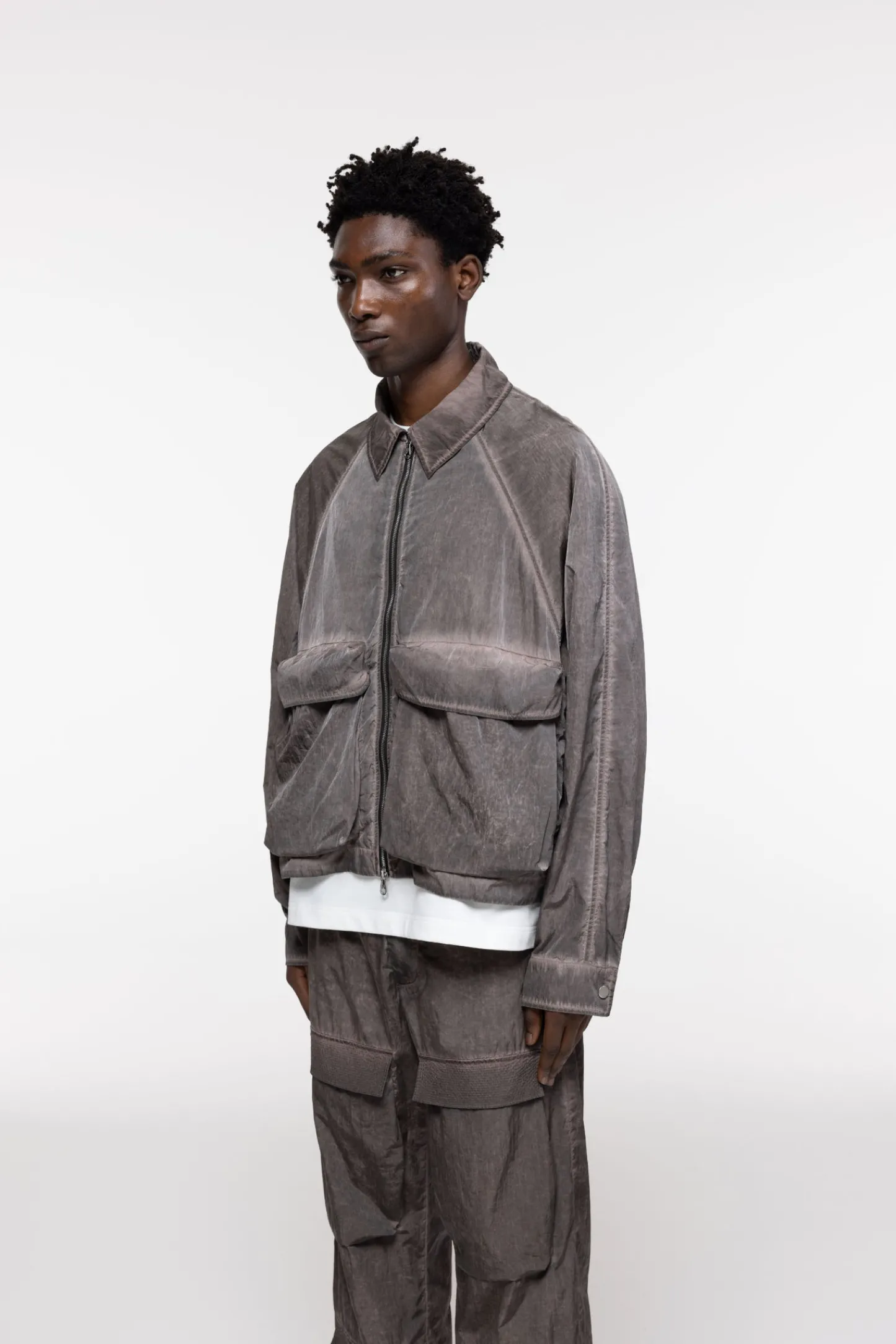 Cole Buxton COLD WASH RAGLAN OVERSHIRT| Outerwear