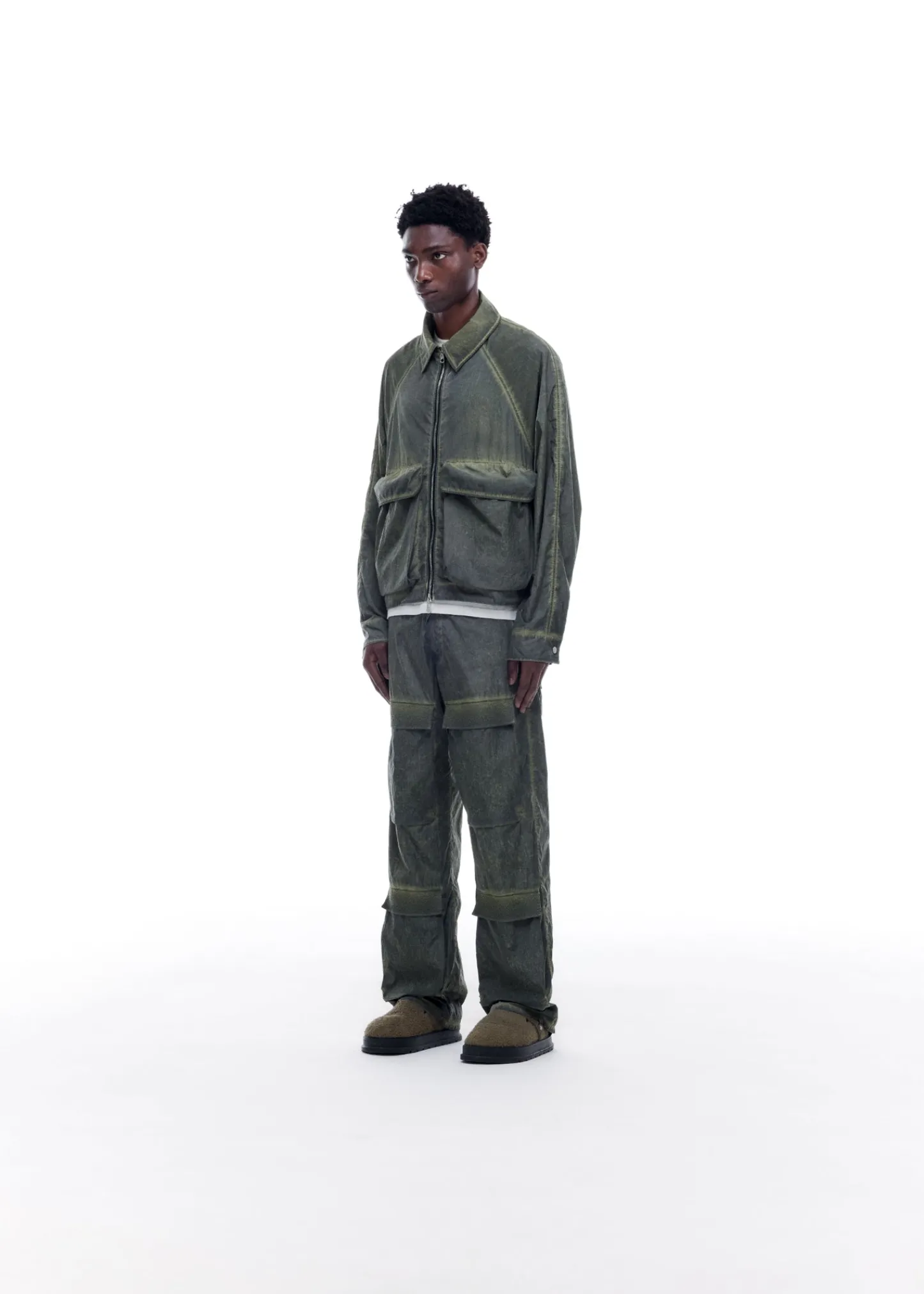 Cole Buxton COLD WASH RAGLAN OVERSHIRT| Outerwear