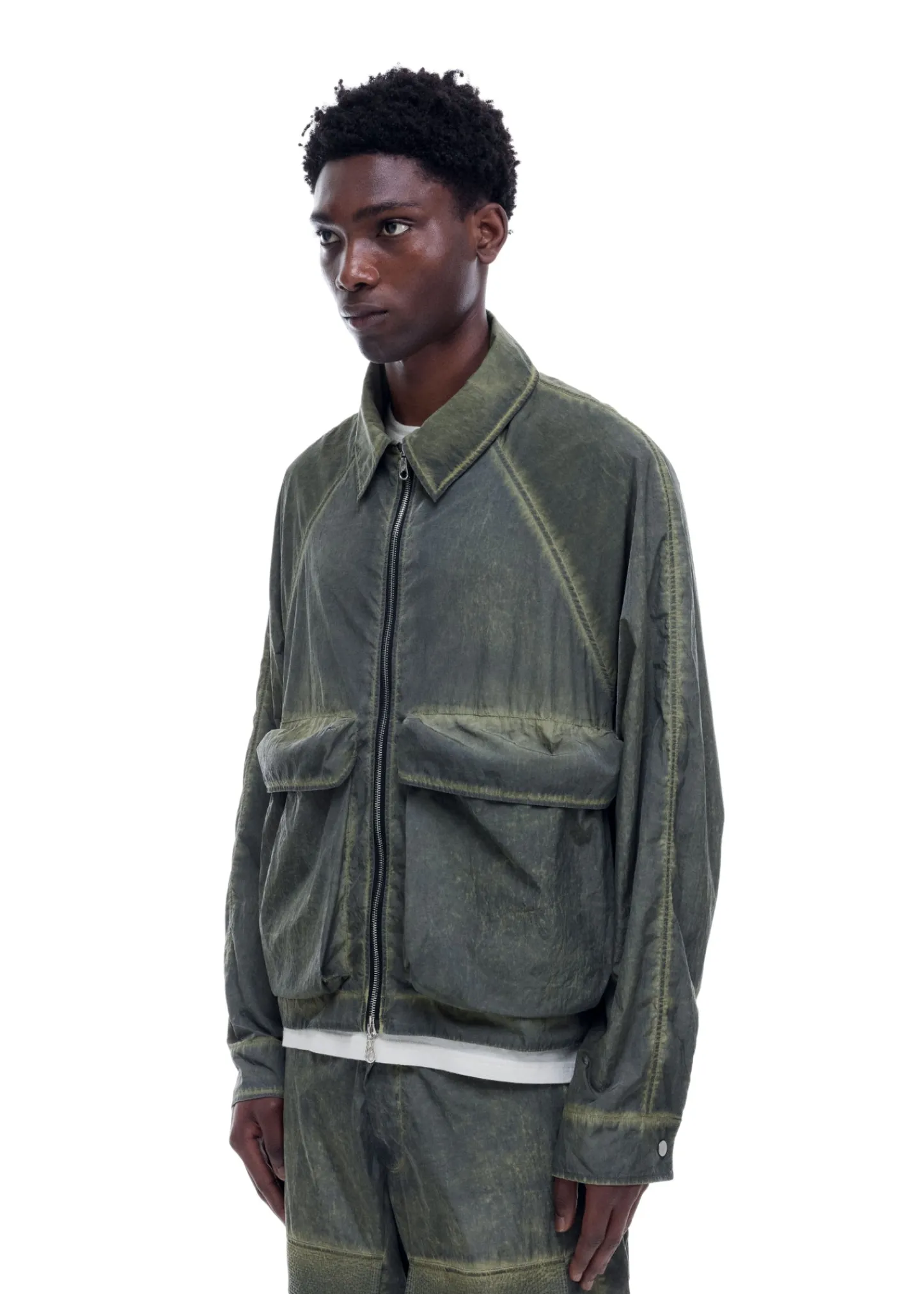 Cole Buxton COLD WASH RAGLAN OVERSHIRT| Outerwear