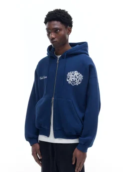 Cole Buxton COLLEGIATE CREST ZIPPED HOODIE| Hoodies