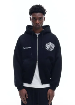 Cole Buxton COLLEGIATE CREST ZIPPED HOODIE| Hoodies