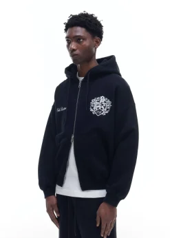 Cole Buxton COLLEGIATE CREST ZIPPED HOODIE| Hoodies