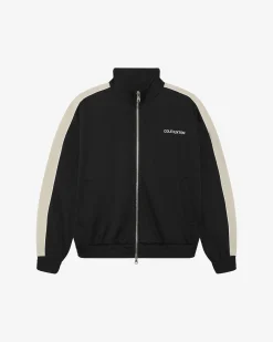 Cole Buxton CONTRAST TAPE TRACK JACKET| Outerwear