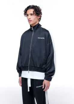 Cole Buxton CONTRAST TAPE TRACK JACKET| Outerwear