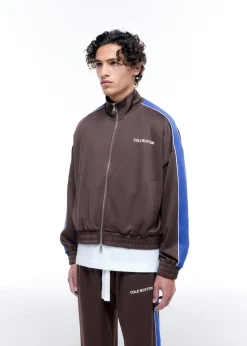 Cole Buxton CONTRAST TAPE TRACK JACKET| Outerwear