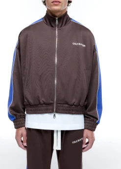 Cole Buxton CONTRAST TAPE TRACK JACKET| Outerwear