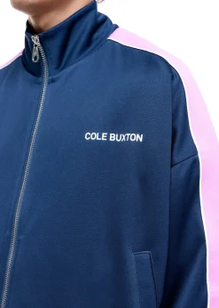 Cole Buxton CONTRAST TAPE TRACK JACKET| Outerwear