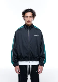 Cole Buxton CONTRAST TAPE TRACK JACKET| Outerwear