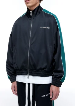 Cole Buxton CONTRAST TAPE TRACK JACKET| Outerwear