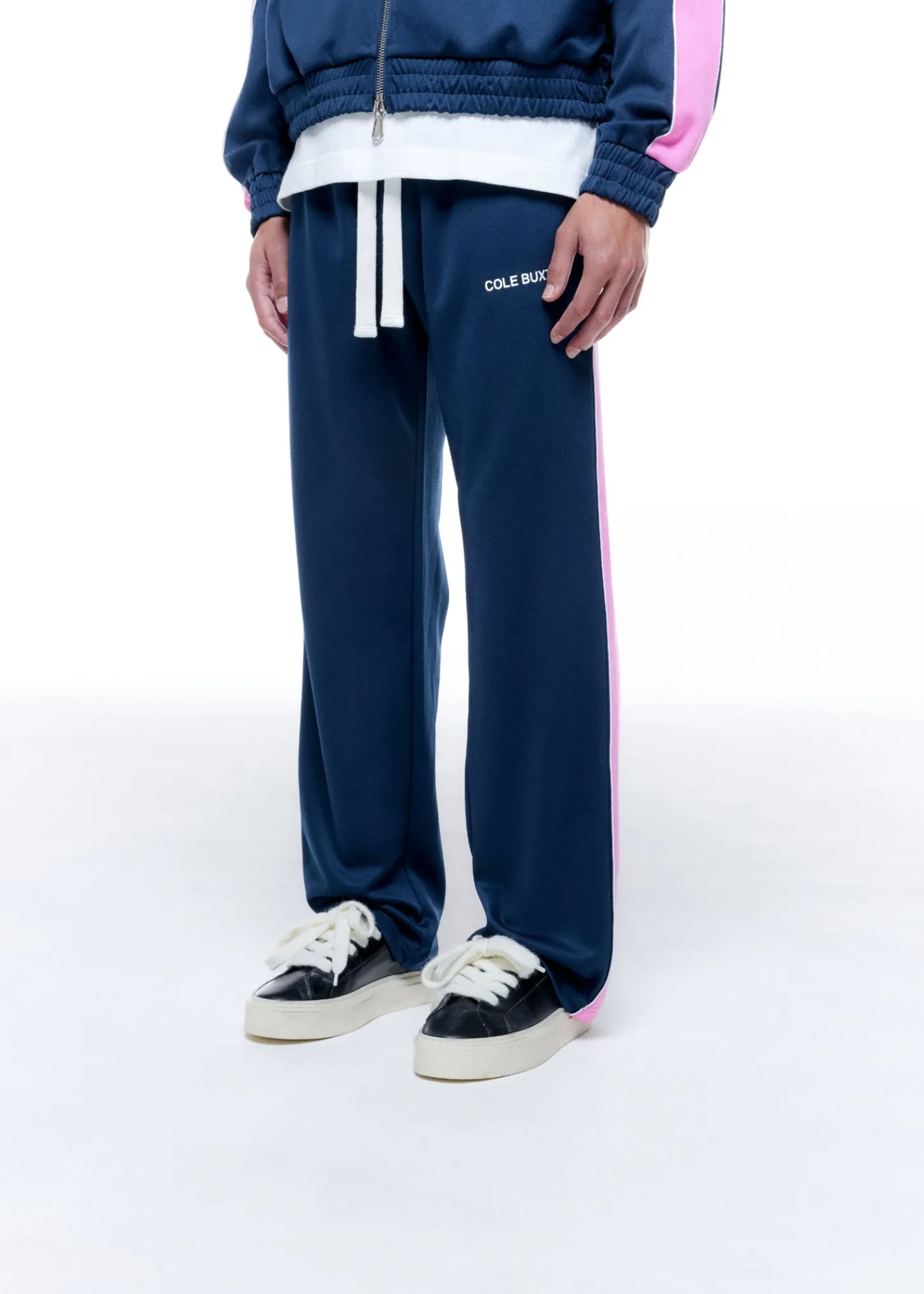 Cole Buxton CONTRAST TAPE TRACK PANT| Pants
