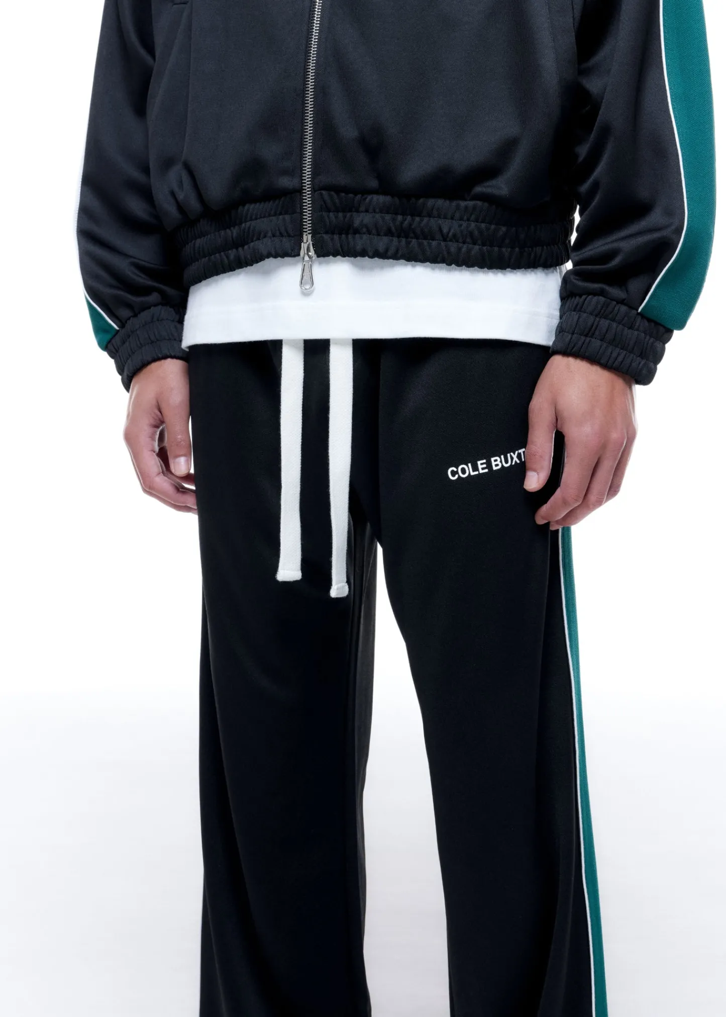 Cole Buxton CONTRAST TAPE TRACK PANT| Pants