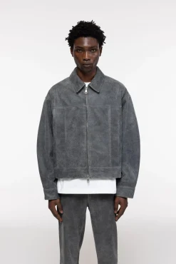Cole Buxton CRACKED LEATHER JACKET| Outerwear|Leather