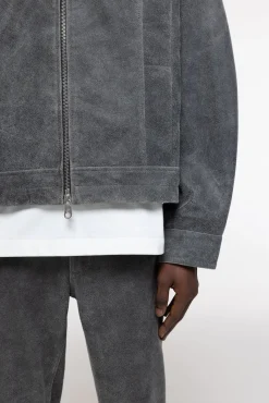 Cole Buxton CRACKED LEATHER JACKET| Outerwear|Leather