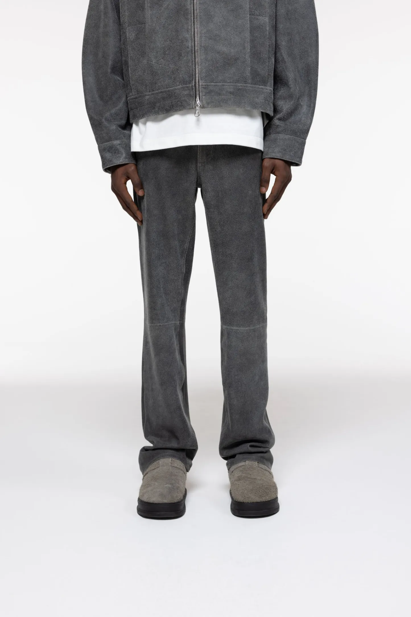 Cole Buxton CRACKED LEATHER PANTS| Leather|Pants