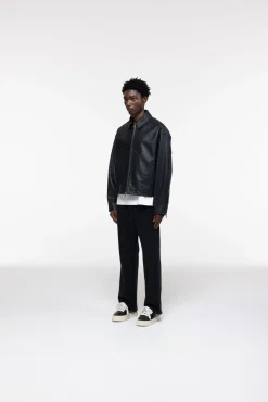 Cole Buxton CROC LEATHER JACKET| Outerwear|Leather