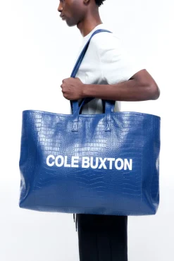Cole Buxton CROC LEATHER TOTE BAG| Accessories|Leather