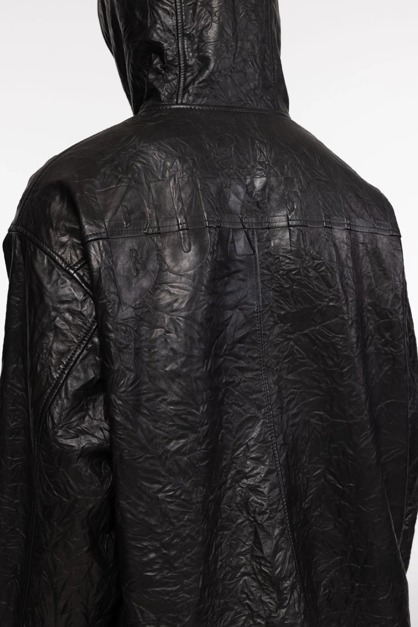 Cole Buxton CRUNCH ZIPPED LEATHER JACKET| Outerwear|Leather