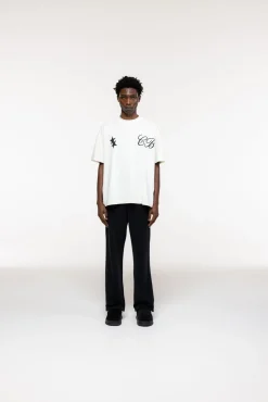 Cole Buxton CURSIVE TWO STARS T-SHIRT| T-Shirts
