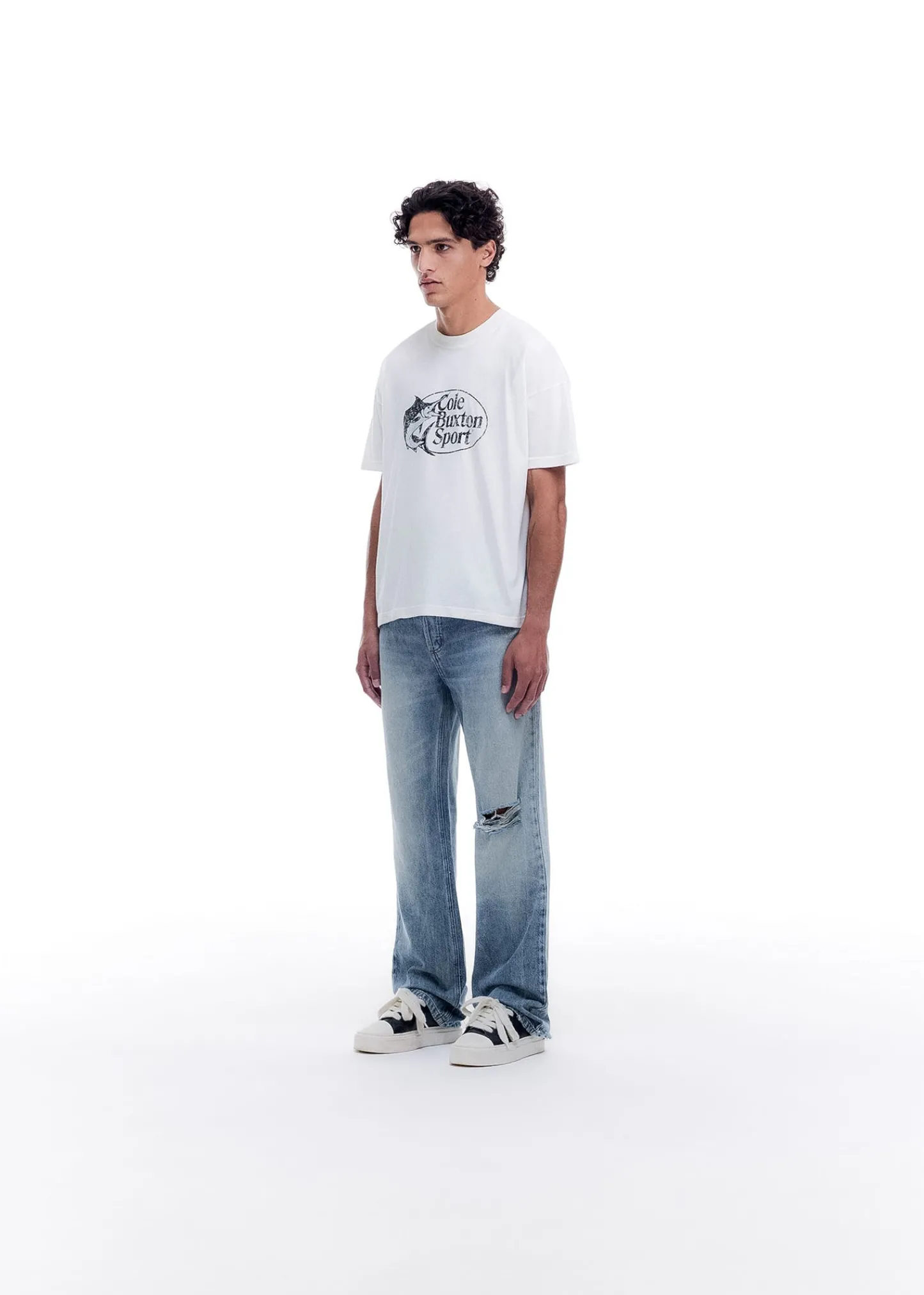 Cole Buxton DISTRESSED CBS T-SHIRT| T-Shirts