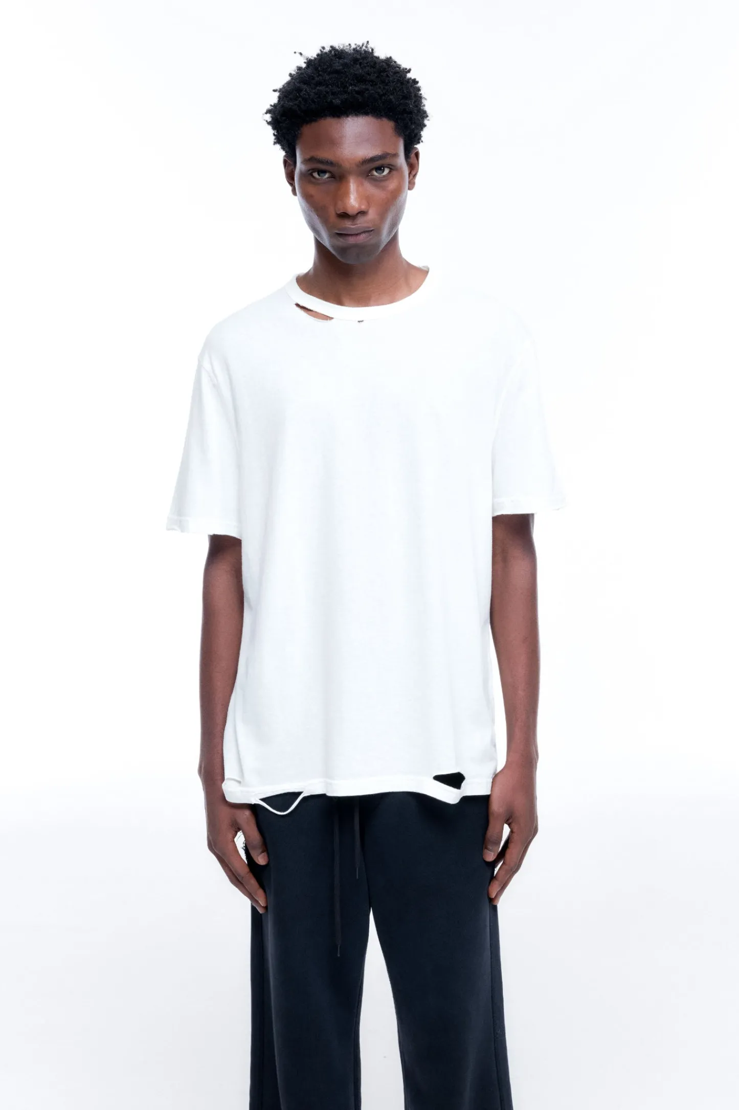 Cole Buxton DISTRESSED COLE T-SHIRT| T-Shirts