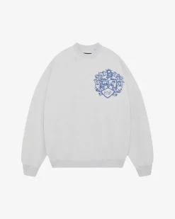 Cole Buxton DISTRESSED COLLEGIATE CREST SWEATSHIRT| Sweatshirts