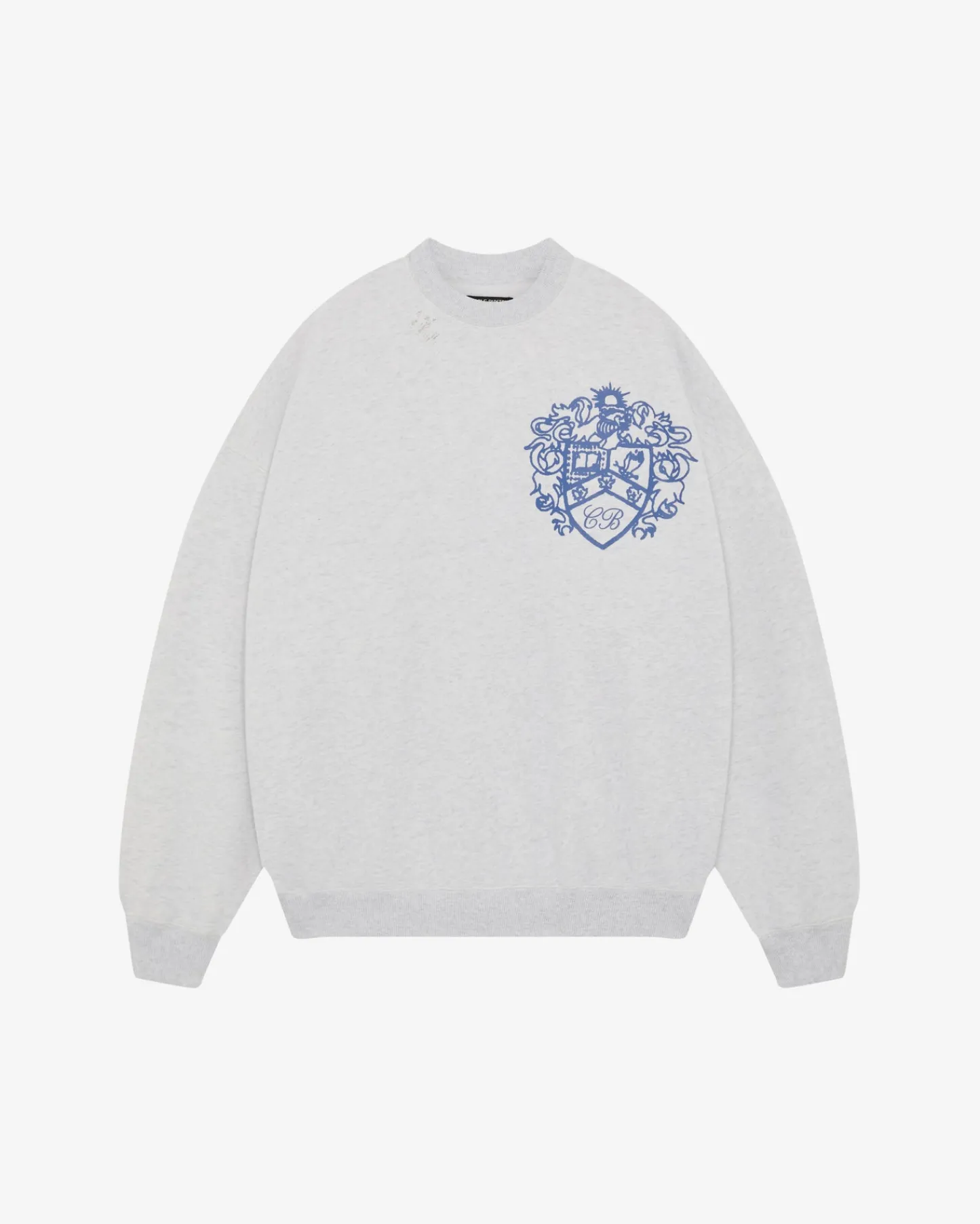 Cole Buxton DISTRESSED COLLEGIATE CREST SWEATSHIRT| Sweatshirts