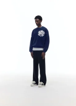 Cole Buxton DISTRESSED COLLEGIATE CREST SWEATSHIRT| Sweatshirts