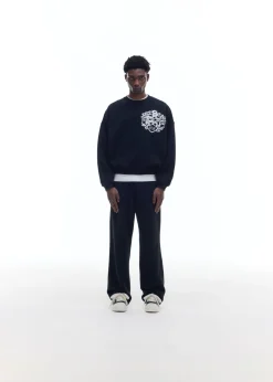 Cole Buxton DISTRESSED COLLEGIATE CREST SWEATSHIRT| Sweatshirts