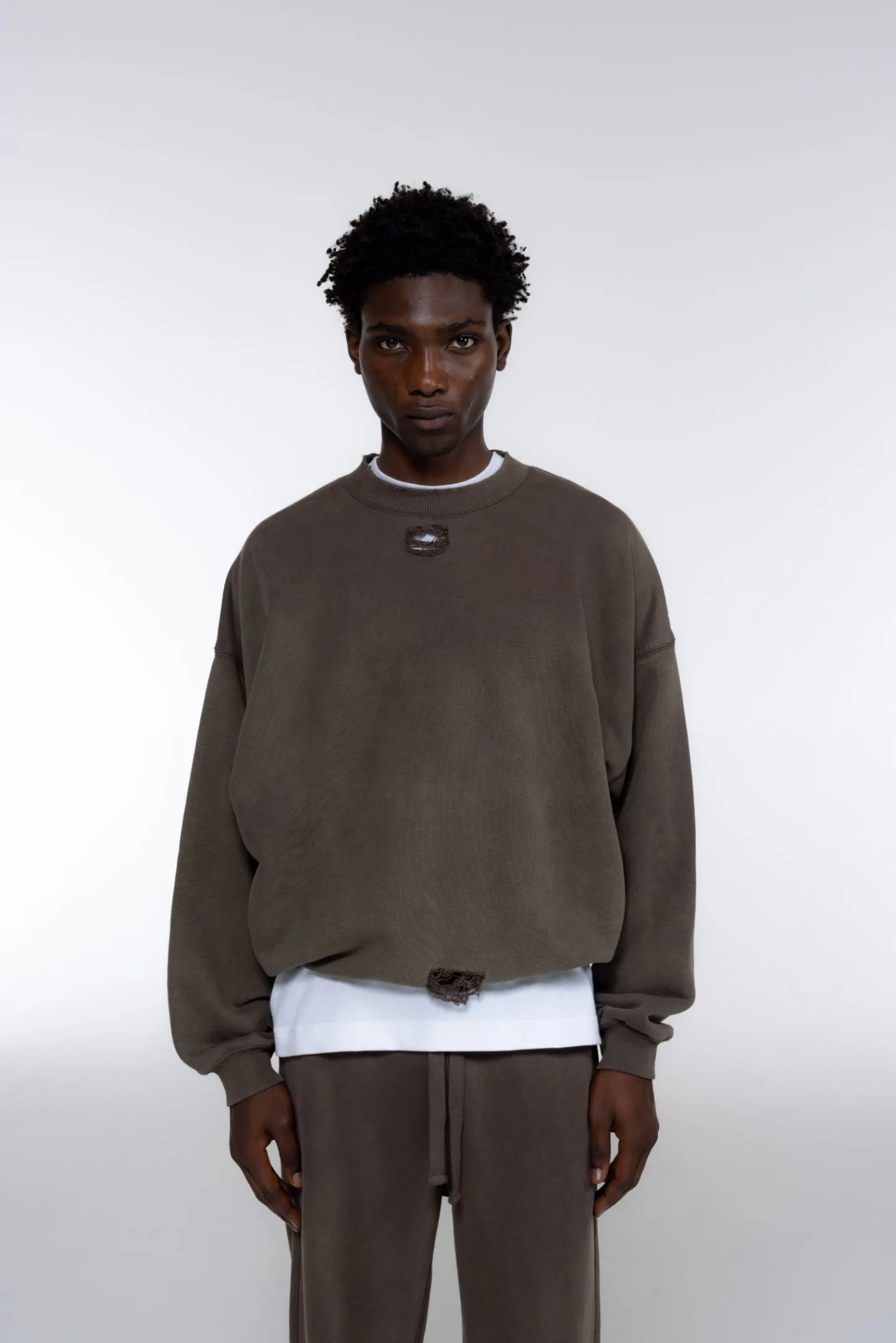 Cole Buxton DISTRESSED SWEATSHIRT| Sweatshirts