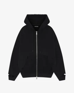 Cole Buxton DISTRESSED ZIPPED HOODIE| Hoodies