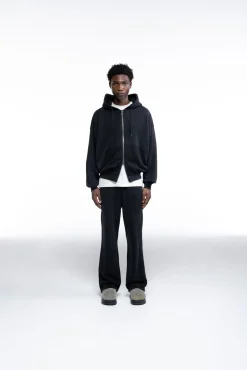 Cole Buxton DISTRESSED ZIPPED HOODIE| Hoodies
