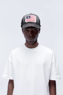 Cole Buxton DOUBLE STAR FLAG CAP| Accessories|Caps