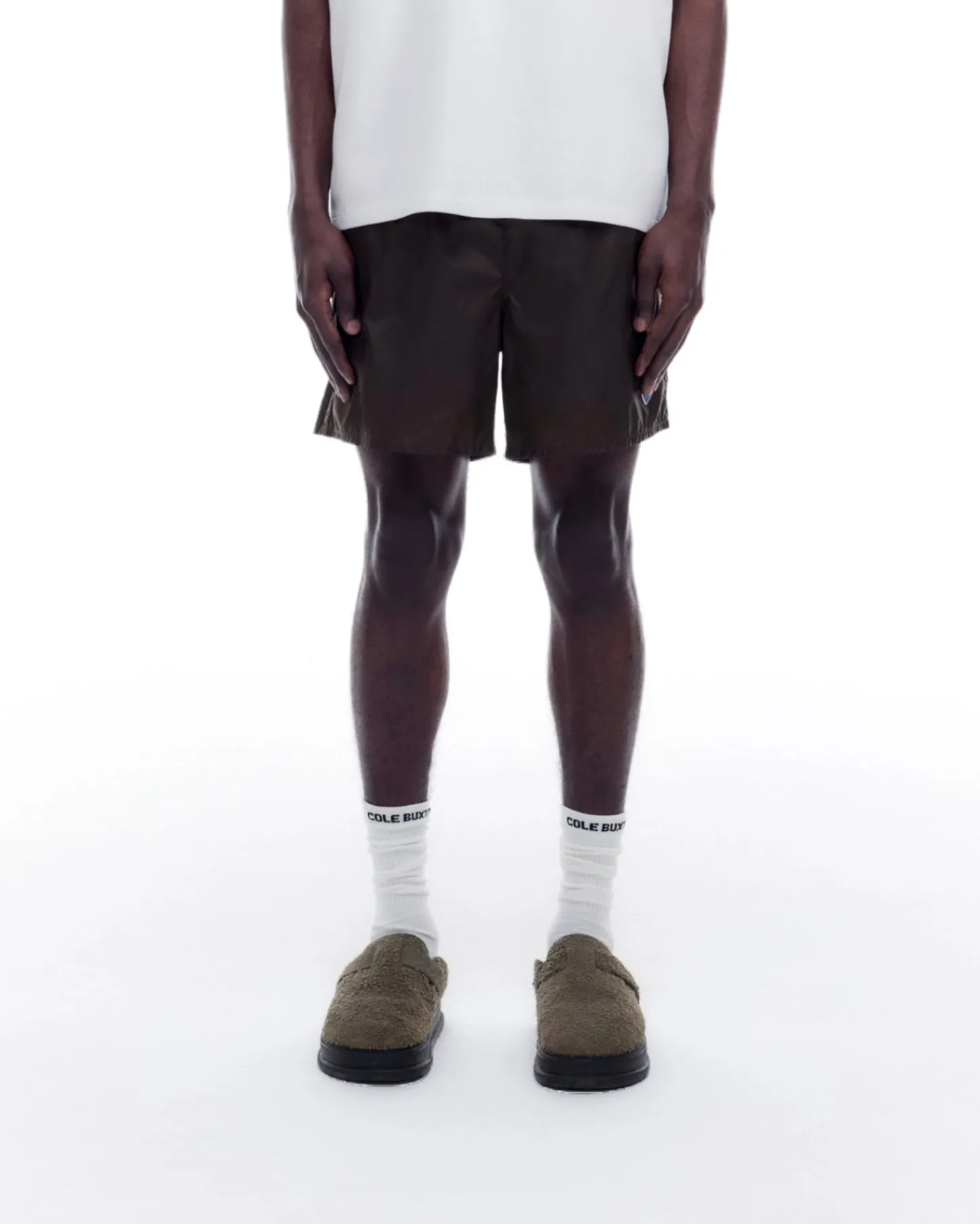 Cole Buxton EMBLEM PATCH SWIM SHORTS| Swimwear