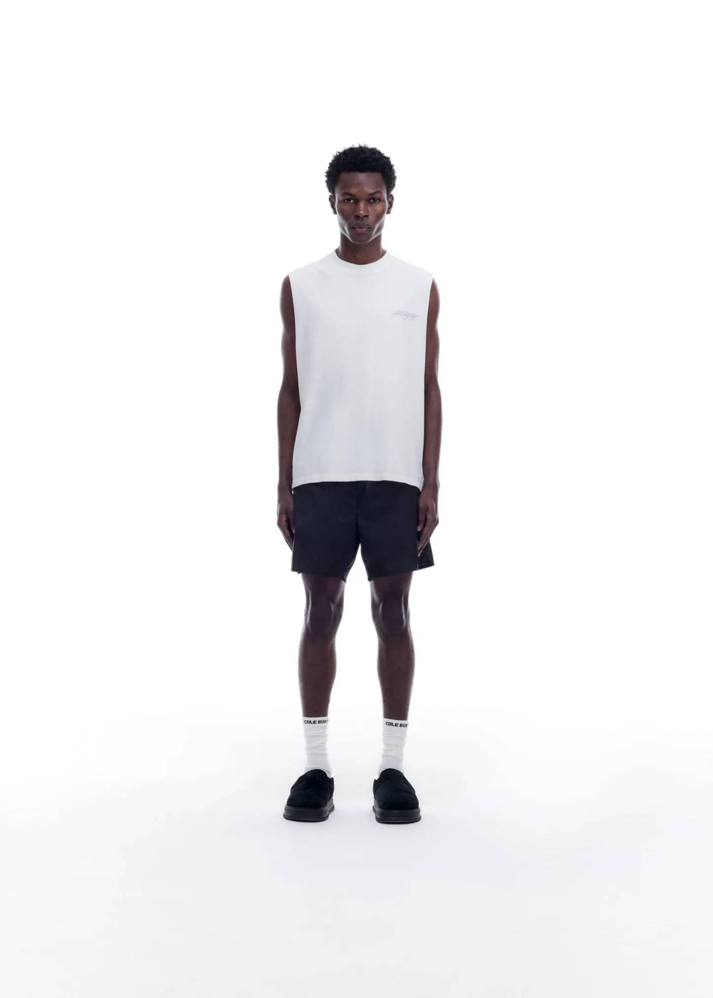 Cole Buxton EMBLEM PATCH SWIM SHORTS| Swimwear