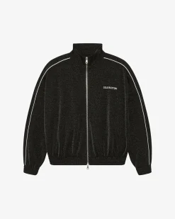 Cole Buxton GLITTER PIPED TRACK JACKET| Outerwear