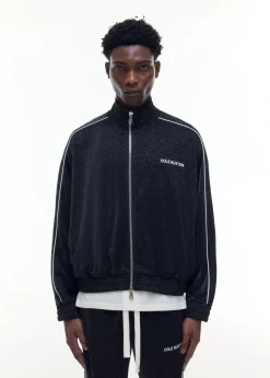 Cole Buxton GLITTER PIPED TRACK JACKET| Outerwear