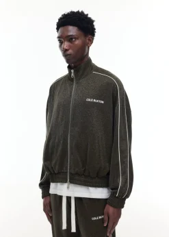 Cole Buxton GLITTER PIPED TRACK JACKET| Outerwear