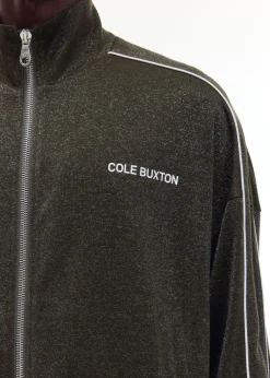 Cole Buxton GLITTER PIPED TRACK JACKET| Outerwear
