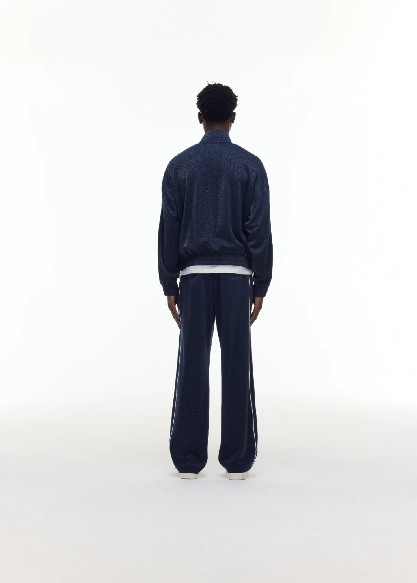 Cole Buxton GLITTER PIPED TRACK JACKET| Outerwear