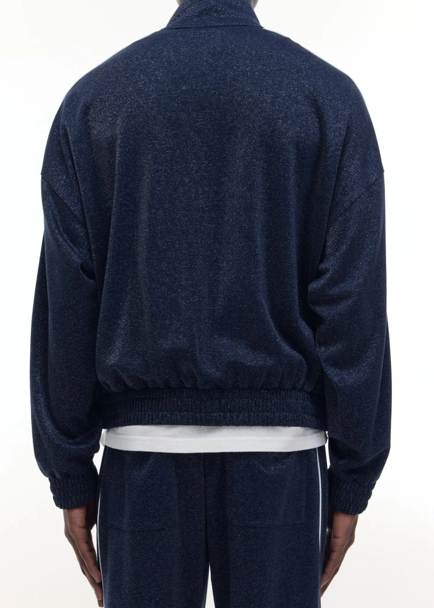 Cole Buxton GLITTER PIPED TRACK JACKET| Outerwear