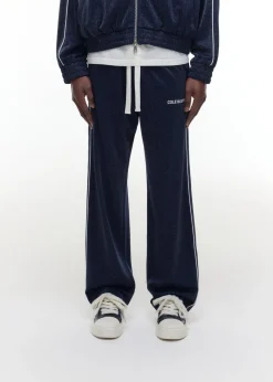 Cole Buxton GLITTER PIPED TRACK PANTS| Pants